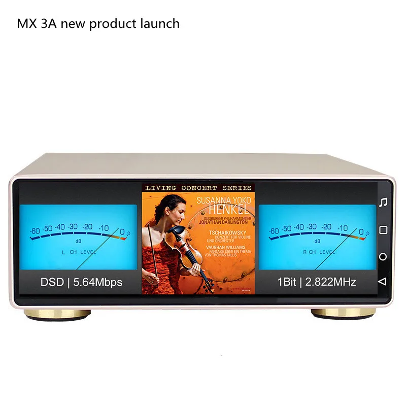 Новый Jf Mx-3a Android 10 0 HiFi сетевой потоковый медиаплеер Dsd512 MQA декодирование двойной