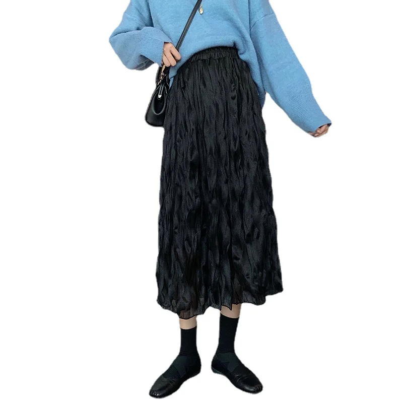 2021 Women Midi Skirts Spring & Autumn New High-waist Thicken Mid-length Skirt Fairy Pleated Skirt for Young WomenBSQ387
2021 Women Midi Skirts Spring & Autumn New High-waist Thicken Mid-length Skirt Fairy Pleated Skirt for Young WomenBSQ387