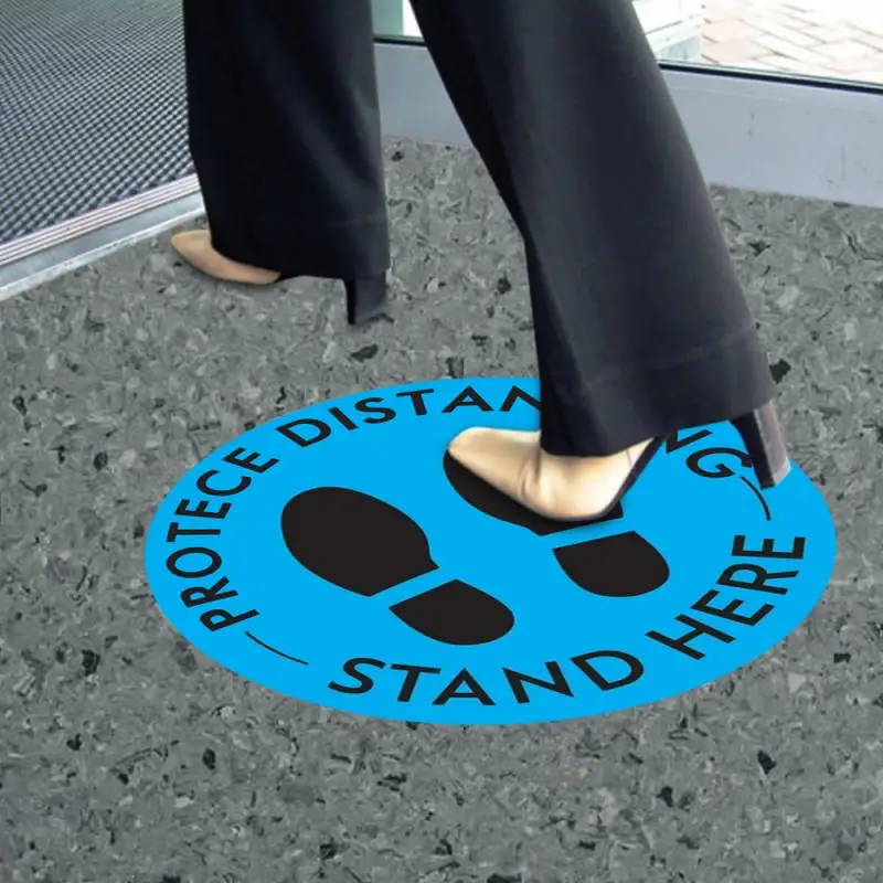 New Protece Public Ground Clearance Signs Stickers Keeping 6 Feet Out Waterproof Safety Ground Signs for Ticket Office Entrances
New Protece Public Ground Clearance Signs Stickers Keeping 6 Feet Out Waterproof Safety Ground Signs for Ticket Office Entrances