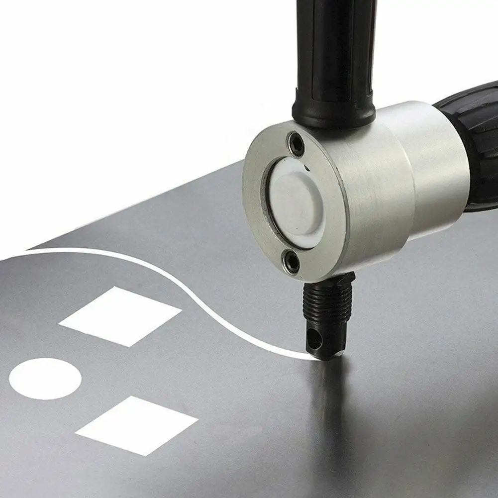 Nibble Metal Cutting Double Head Sheet Nibbler Saw Cutter Tool Drill Attachment Free Cutting Tool Nibbler Sheet Metal Cut
Nibble Metal Cutting Double Head Sheet Nibbler Saw Cutter Tool Drill Attachment Free Cutting Tool Nibbler Sheet Metal Cut