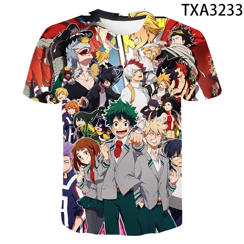 Boy Girl Kids My Hero Academia Boku No Hero Academia Fashion Men Women Children 3D Printed T Shirt Short Sleeve Casual Tops Tee
Boy Girl Kids My Hero Academia Boku No Hero Academia Fashion Men Women Children 3D Printed T Shirt Short Sleeve Casual Tops Tee