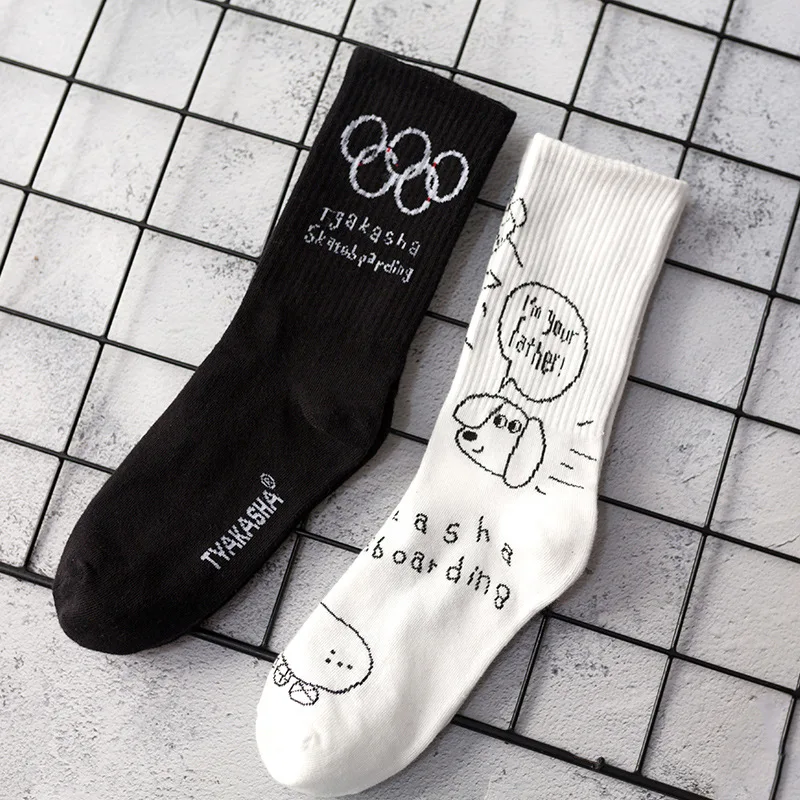 Hip Hop Skateboard Crew Socks Women Cartoon Dog Printed Funny Sock Harajuku Korean Japanese Fashion Cotton Street Fashion Socks
Hip Hop Skateboard Crew Socks Women Cartoon Dog Printed Funny Sock Harajuku Korean Japanese Fashion Cotton Street Fashion Socks