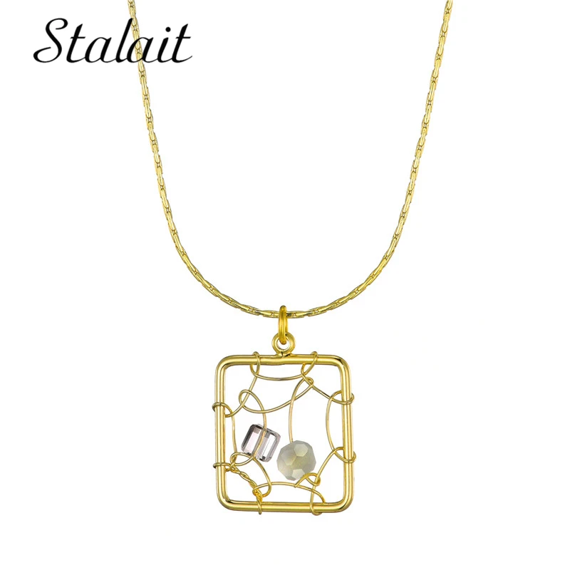 2000s Aesthetic Geometric Crystal Beads Necklace For Women Gold Chain Initial Necklace Jewelry Keep Color 2 Years
2000s Aesthetic Geometric Crystal Beads Necklace For Women Gold Chain Initial Necklace Jewelry Keep Color 2 Years