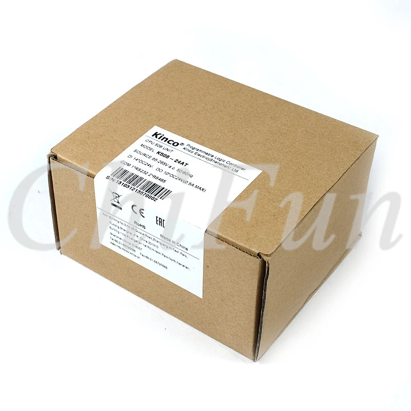 Kinco PLC K506-24AT CPU Module 24 I/O, DI 14*DC24V,DO 10*DC24V, transistor output RTC 1 RS232, 2 RS485 
Kinco PLC K506-24AT CPU Module 24 I/O, DI 14*DC24V,DO 10*DC24V, transistor output RTC 1 RS232, 2 RS485