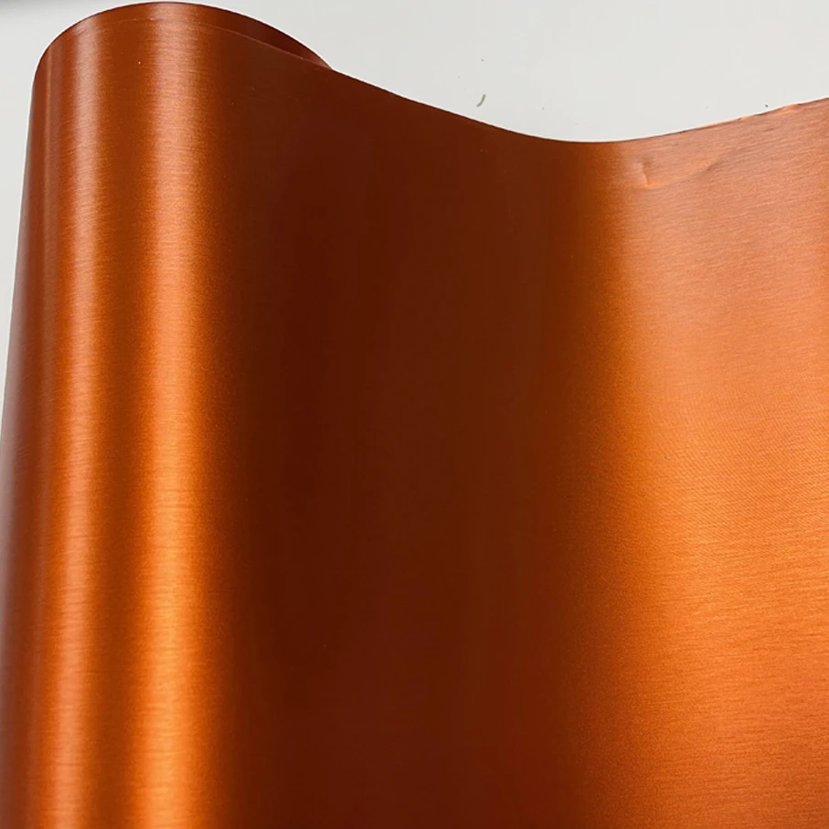 50cmx300cm Matte Orange Brushed Metallic Vinyl Wrap Roll with Air Release Bubbles Free For Car Wrapping Foil Sticker
50cmx300cm Matte Orange Brushed Metallic Vinyl Wrap Roll with Air Release Bubbles Free For Car Wrapping Foil Sticker