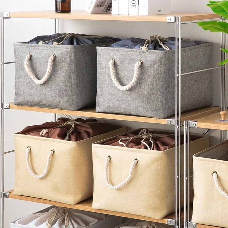 Folding Storage Basket Foldable Linen Storage Box Bins Drawstring Organizer Clothes Laundry Closet Toys Organize Holder
Folding Storage Basket Foldable Linen Storage Box Bins Drawstring Organizer Clothes Laundry Closet Toys Organize Holder