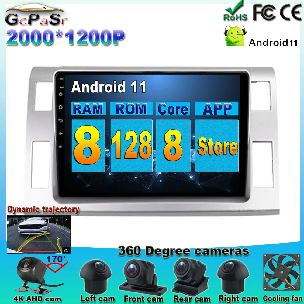 360 cameras Android 11 For Toyota Previa 3 III XR50 Estima 2006-2019 Navi GPS IPS DSP Carplay Multimedia Player Auto Stereo DVD
360 cameras Android 11 For Toyota Previa 3 III XR50 Estima 2006-2019 Navi GPS IPS DSP Carplay Multimedia Player Auto Stereo DVD