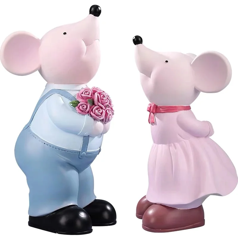 New Creative Resin Sculpture Handicraft Mouse Model Nordic Style Home Decoration Accessories Mascot Statue Ornaments
New Creative Resin Sculpture Handicraft Mouse Model Nordic Style Home Decoration Accessories Mascot Statue Ornaments