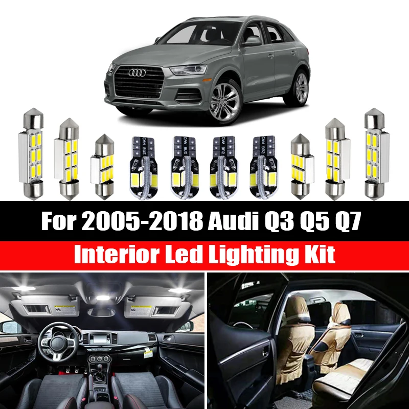 Для Audi Q3 Q5 Q7 2005-2018 белый Canbus без ошибок светодиодный купол для чтения Карта багажника комплект внутренней подсветки номерного знака Лампа
Для Audi Q3 Q5 Q7 2005-2018 белый Canbus без ошибок светодиодный купол для чтения Карта багажника комплект внутренней подсветки номерного знака Лампа