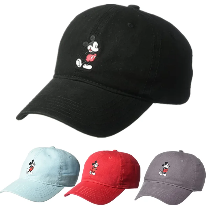Высокое качество Микки Маус Snapback кепка хлопок Бейсболка для мужчин и женщин