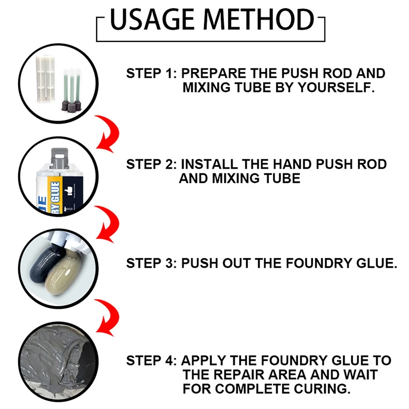 25 ML A+B Metal Repairing Adhesive Super Glue Iron Steel Auto Radiator Water Tank Special Leakage Plugging Welding Glue
25 ML A+B Metal Repairing Adhesive Super Glue Iron Steel Auto Radiator Water Tank Special Leakage Plugging Welding Glue