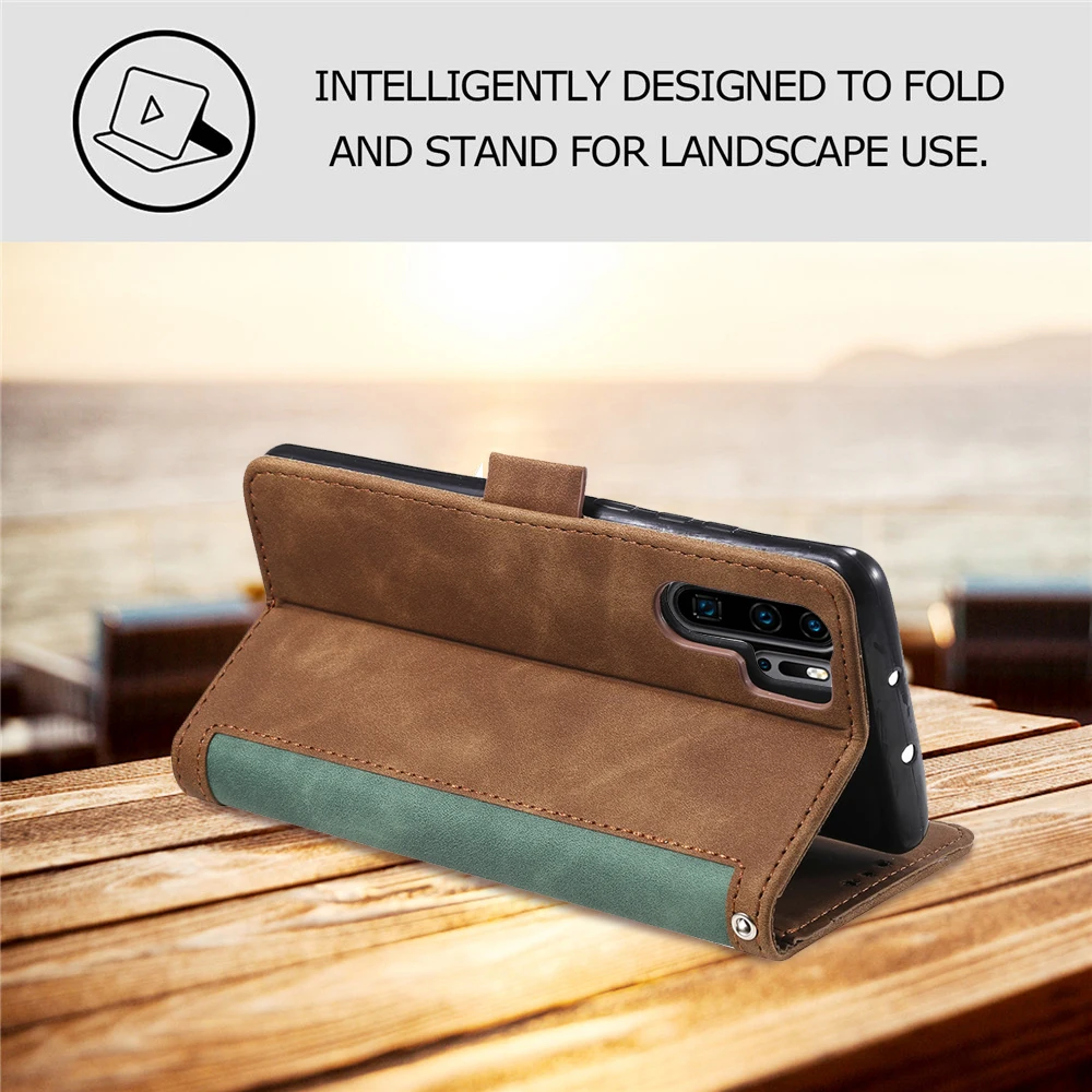 Luxury Strong Magnetic Wallet Case For Huawei P30 Pro Lite P30lite P30pro Leather Flip Card Holder Stand Phone Bags Cover Coque | Мобильные