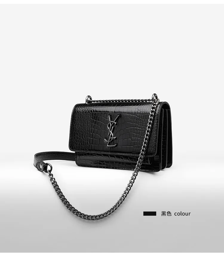 2020 Korean version of alligator women's single shoulder bag PU fashion small square bag chain oblique span women's bag
2020 Korean version of alligator women's single shoulder bag PU fashion small square bag chain oblique span women's bag