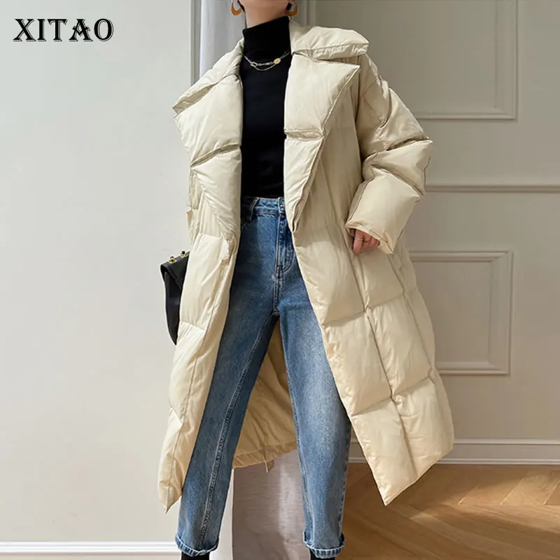 XITAO Solid Belt Down Coats Women 2021 Winter New Arrival Personality Fashion Loose Turn-down Collar Full Down Coats GWJ0995
XITAO Solid Belt Down Coats Women 2021 Winter New Arrival Personality Fashion Loose Turn-down Collar Full Down Coats GWJ0995