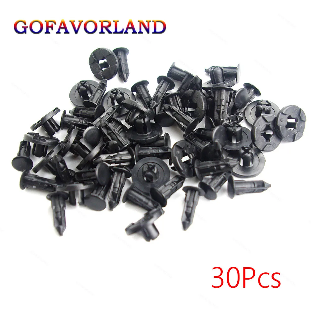 30Pcs 8mm Rivet Trim Clips Bumper Fender Fasteners Push Type Retainer Plastic 0155309321 For Nissan For Infinti G35 FX35
30Pcs 8mm Rivet Trim Clips Bumper Fender Fasteners Push Type Retainer Plastic 0155309321 For Nissan For Infinti G35 FX35