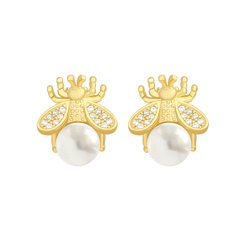 Earrings 2020 Trend Womens Simple and Luxurious Pearl Earrings Fashion Design Sense Bee Insect Earring Jewelry Sexy Earrings
Earrings 2020 Trend Womens Simple and Luxurious Pearl Earrings Fashion Design Sense Bee Insect Earring Jewelry Sexy Earrings