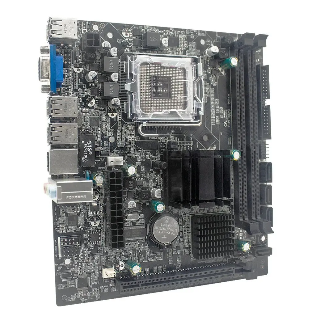 Computer Mainboard G41 M-ATX DDR3 With Integrated Graphy Dual Channel 8G USB 2.0 SATA Mainboard For LGA775/771 CPU
Computer Mainboard G41 M-ATX DDR3 With Integrated Graphy Dual Channel 8G USB 2.0 SATA Mainboard For LGA775/771 CPU