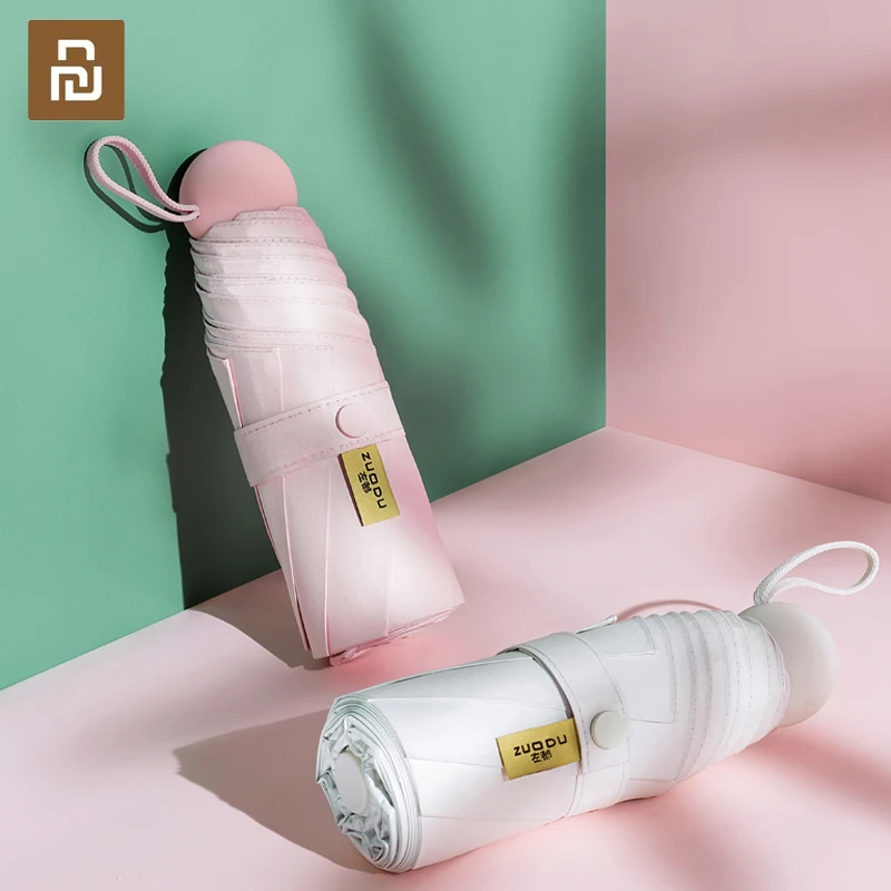 Youpin ZUODU Mini Sun Umbrella Sunscreen Anti-UV Umbrella Women Men Folding Capsule Portable Umbrella Reflective Stripe Gift
Youpin ZUODU Mini Sun Umbrella Sunscreen Anti-UV Umbrella Women Men Folding Capsule Portable Umbrella Reflective Stripe Gift