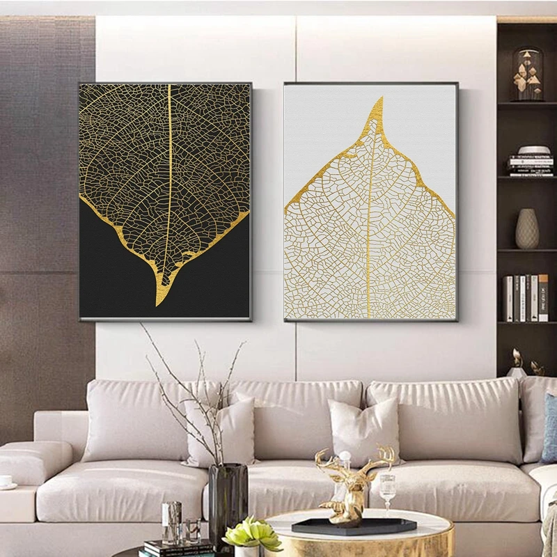 Black Poster Wall Art Canvas Painting Gold Leaves Paintings Home Decors Living Room Decoration Sofa Background Wall Paintings
Black Poster Wall Art Canvas Painting Gold Leaves Paintings Home Decors Living Room Decoration Sofa Background Wall Paintings
