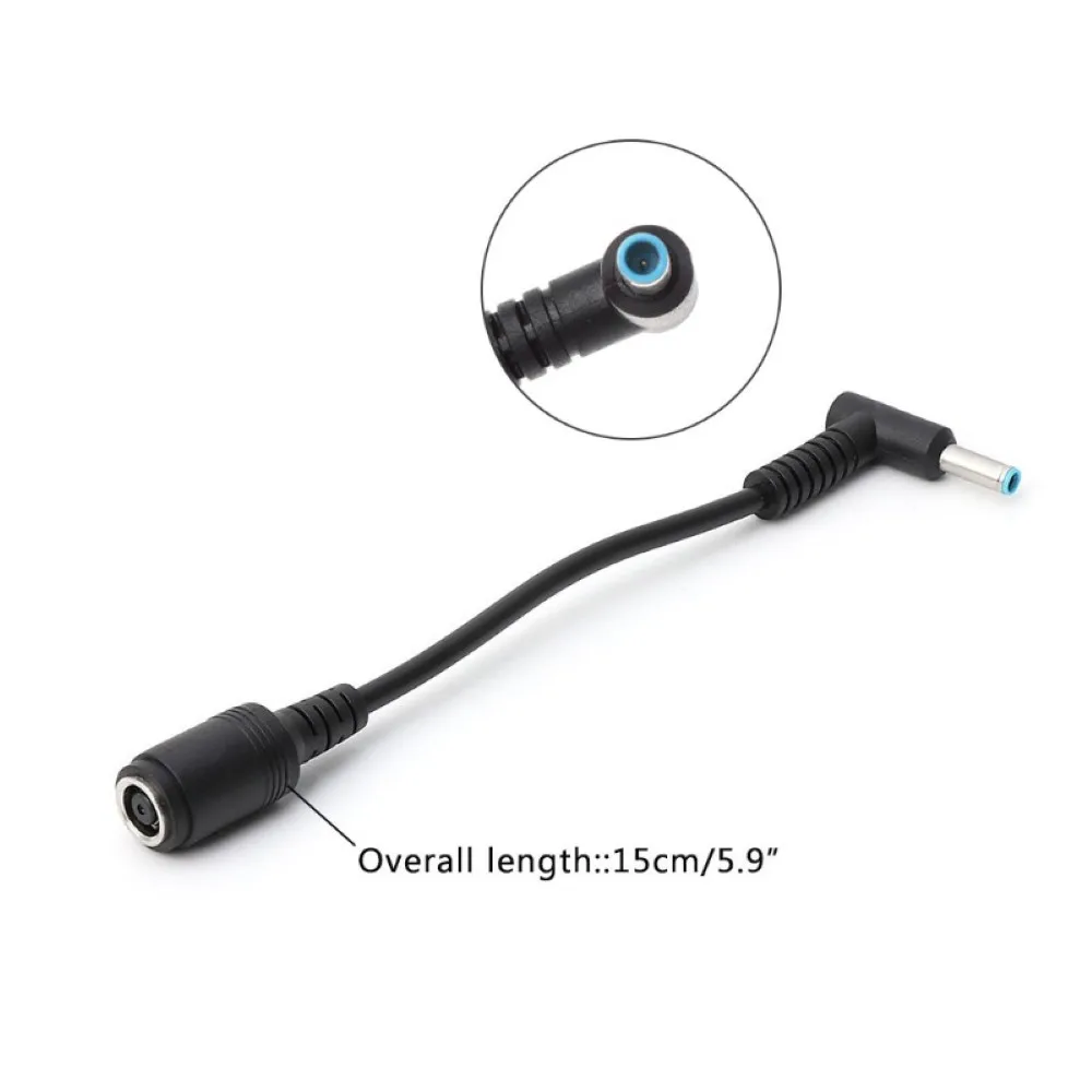 DC Power Charger Converter Adapter Cable 7.4*5.0mm Female to 4.5*3.0mm Male DC Tip Adapter Jack Connector For Laptop 
DC Power Charger Converter Adapter Cable 7.4*5.0mm Female to 4.5*3.0mm Male DC Tip Adapter Jack Connector For Laptop