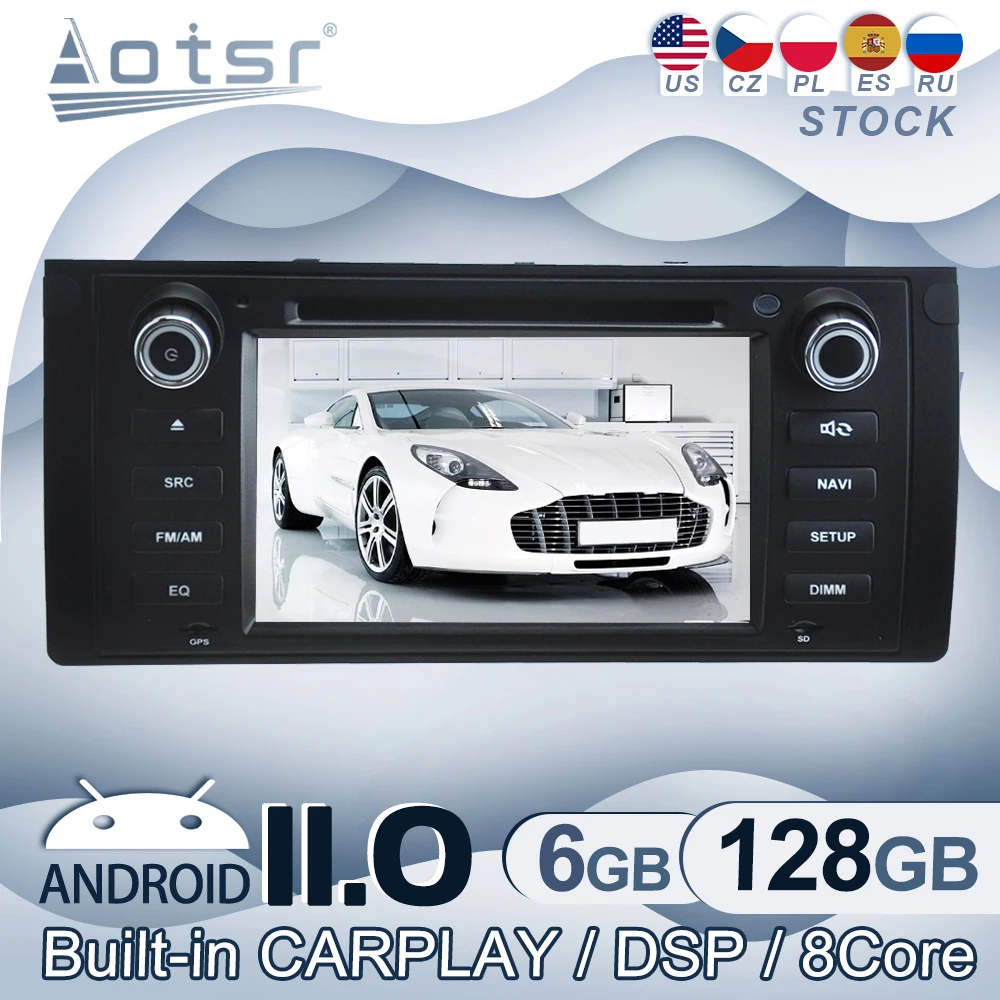 Android 11 For BMW E39 Car Radio GPS Navigation Multimedia Video Player Stereo Audio Head Unit
Android 11 For BMW E39 Car Radio GPS Navigation Multimedia Video Player Stereo Audio Head Unit