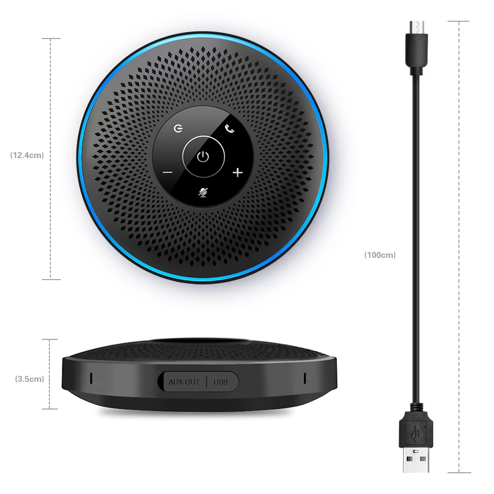 VONTAR S4 Wireless Hi Meet BT5.0 Speakerphone Conference Speaker with 4 Microphones, Enhanced Voice Pickup Box 
VONTAR S4 Wireless Hi Meet BT5.0 Speakerphone Conference Speaker with 4 Microphones, Enhanced Voice Pickup Box