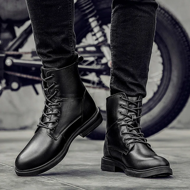 Men Casual Shoes Leather Mens Hightop Sneakers Shoes Men High Top Casual Fashion Sapato Masculino Sport 2020 Black Man Men's
Men Casual Shoes Leather Mens Hightop Sneakers Shoes Men High Top Casual Fashion Sapato Masculino Sport 2020 Black Man Men's