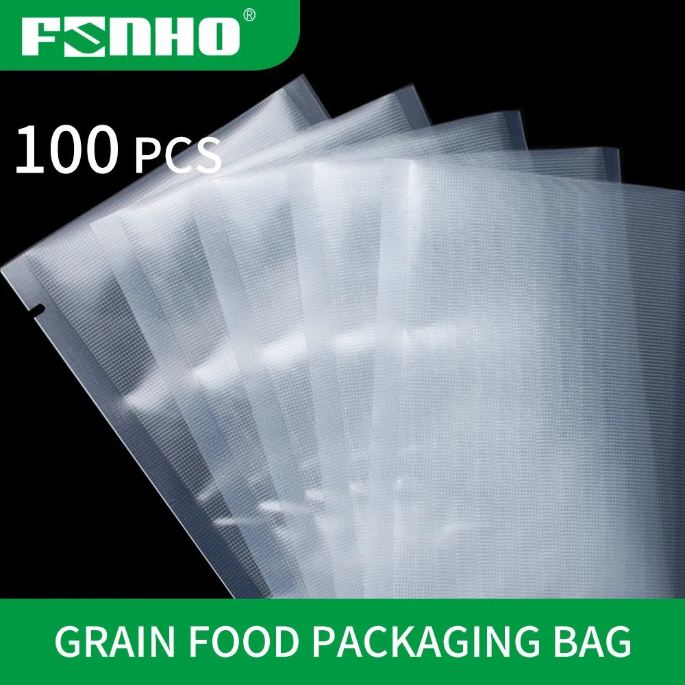 Пищевой вакуумный упаковщик FUNHO 100 шт./лот пакеты для сохранения продуктов