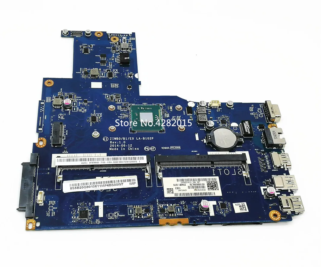 FRU:5B20G90106 ZIWB0/B1/E0 LA-B102P основная плата для Lenovo B50-30 материнская плата для ноутбука с процессором Intel SR1YJ N2840 100% протестирована
FRU:5B20G90106 ZIWB0/B1/E0 LA-B102P основная плата для Lenovo B50-30 материнская плата для ноутбука с процессором Intel SR1YJ N2840 100% протестирована
