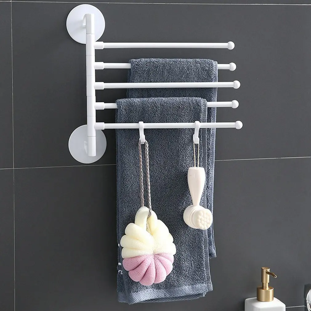 Hot Newest 1 pcs Towel Hanger Wall Mounted Bathroom Punch-free simple folding rotating movable towel rack 5-layer Fast Delivery
Hot Newest 1 pcs Towel Hanger Wall Mounted Bathroom Punch-free simple folding rotating movable towel rack 5-layer Fast Delivery