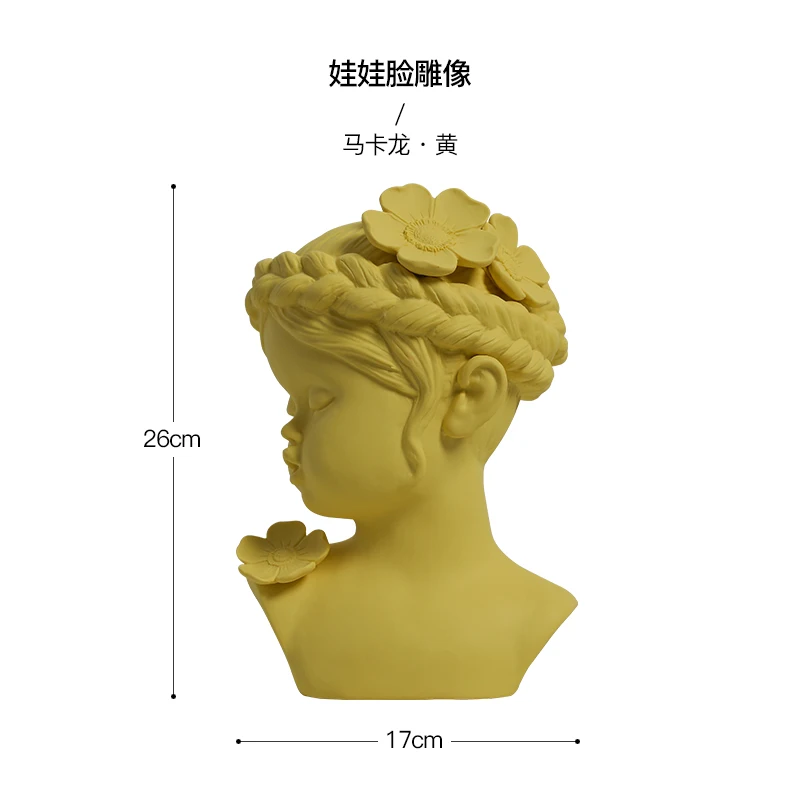 Nordic Modern Ceramic Statue Figure Creative Sculpture Art Bust Small Angel Decor Estatuas Y Esculturas House Accessories AC50DX
Nordic Modern Ceramic Statue Figure Creative Sculpture Art Bust Small Angel Decor Estatuas Y Esculturas House Accessories AC50DX