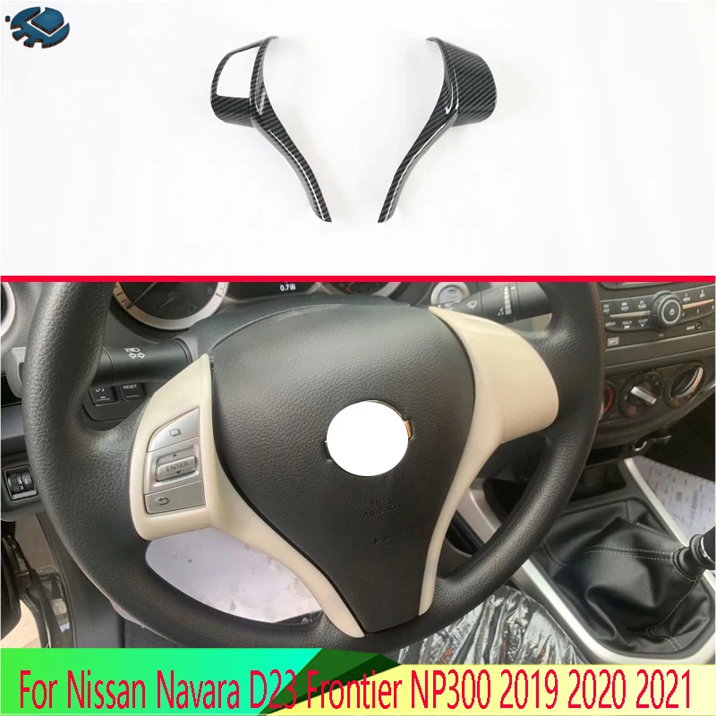 For Nissan Navara D23 Frontier NP300 2019 2020 2021 Carbon Fiber Style Steering Wheel Panel Cover Bezel Trim Insert Badge
For Nissan Navara D23 Frontier NP300 2019 2020 2021 Carbon Fiber Style Steering Wheel Panel Cover Bezel Trim Insert Badge