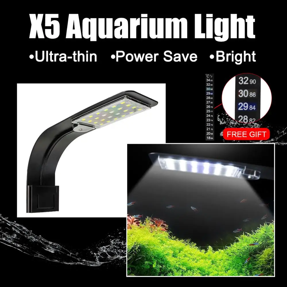 Светодиодный светильник Senzeal Virgo для аквариума, сверхтонкий светильник ing X5, прищепка для аквариумных растений, 10 Вт, светильник для выращива... 
Светодиодный светильник Senzeal Virgo для аквариума, сверхтонкий светильник ing X5, прищепка для аквариумных растений, 10 Вт, светильник для выращива...