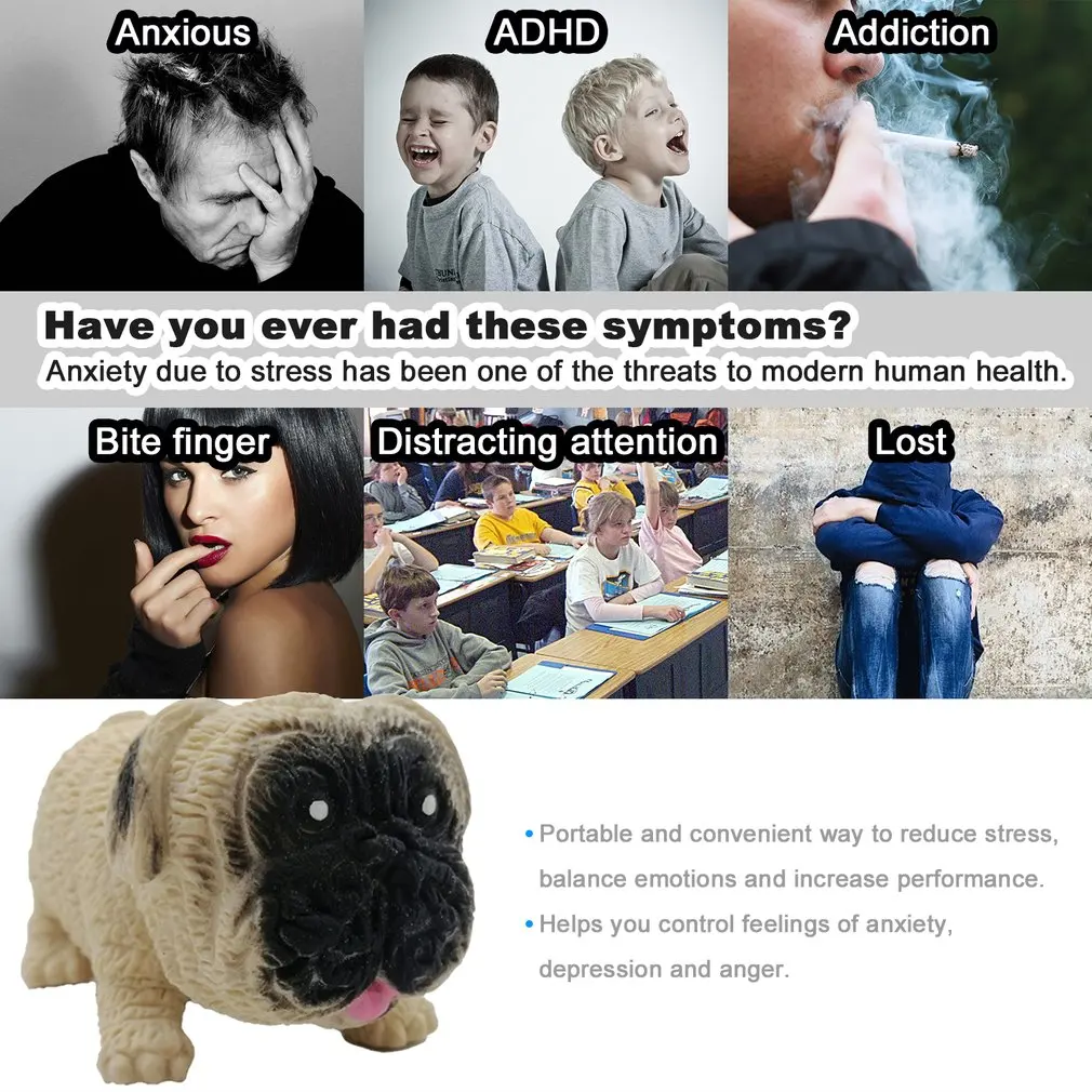 Unzip Toy Cute Pug ShapeToy Environmental Protection Anti Stress Squeeze Decompression Toy Children's Gift
Unzip Toy Cute Pug ShapeToy Environmental Protection Anti Stress Squeeze Decompression Toy Children's Gift