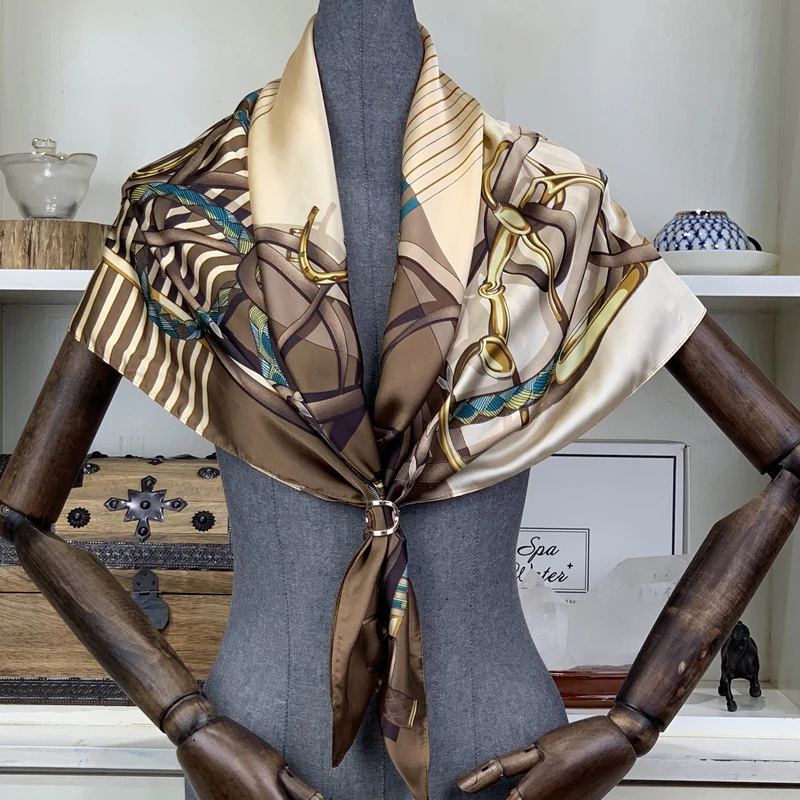 New Silk Scarves Women Foulard 90*90cm Square Scarf Ladies chiffon Shawl wrap muffler pareo Bandanna female free shipping
New Silk Scarves Women Foulard 90*90cm Square Scarf Ladies chiffon Shawl wrap muffler pareo Bandanna female free shipping