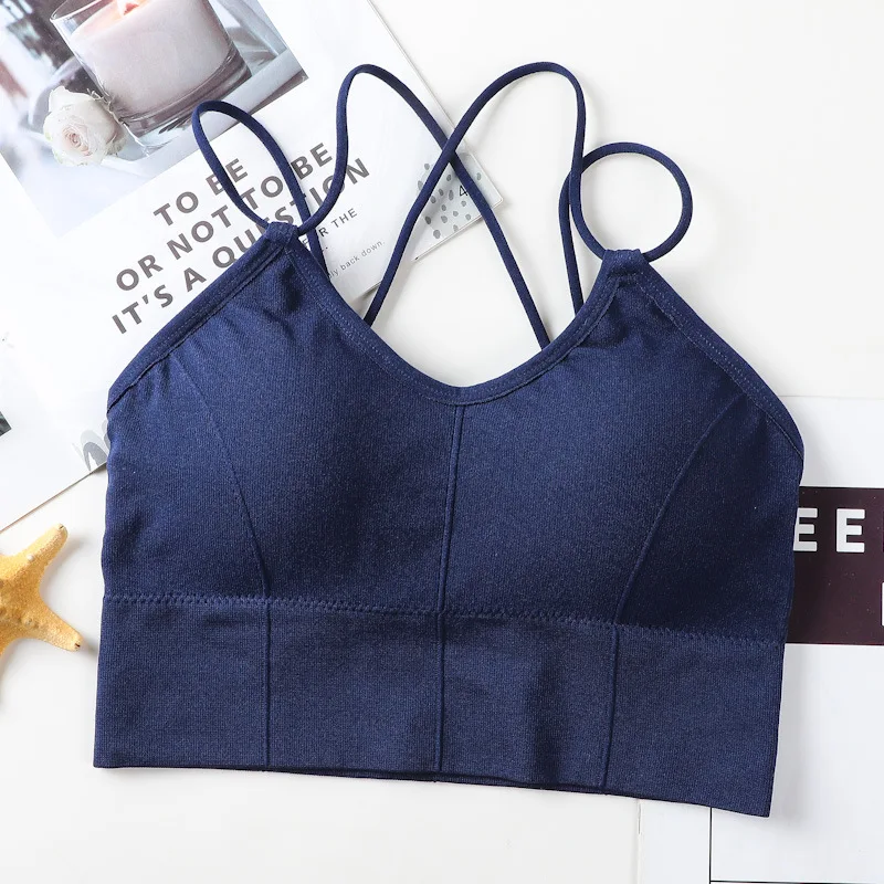 Women Crop Tops Sexy Underwear Lingerie Sleeveless Camis Sports Bras Beauty Back Seamless Bralette Comfort Wireless Brassiere
Women Crop Tops Sexy Underwear Lingerie Sleeveless Camis Sports Bras Beauty Back Seamless Bralette Comfort Wireless Brassiere