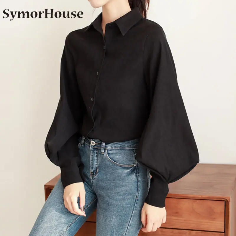 Black Shirt Female Long Sleeve Korean Edition Spring Autumn New Loose Fitting Student Chiffon Shirt Office Lady Basic blue Shirt
Black Shirt Female Long Sleeve Korean Edition Spring Autumn New Loose Fitting Student Chiffon Shirt Office Lady Basic blue Shirt