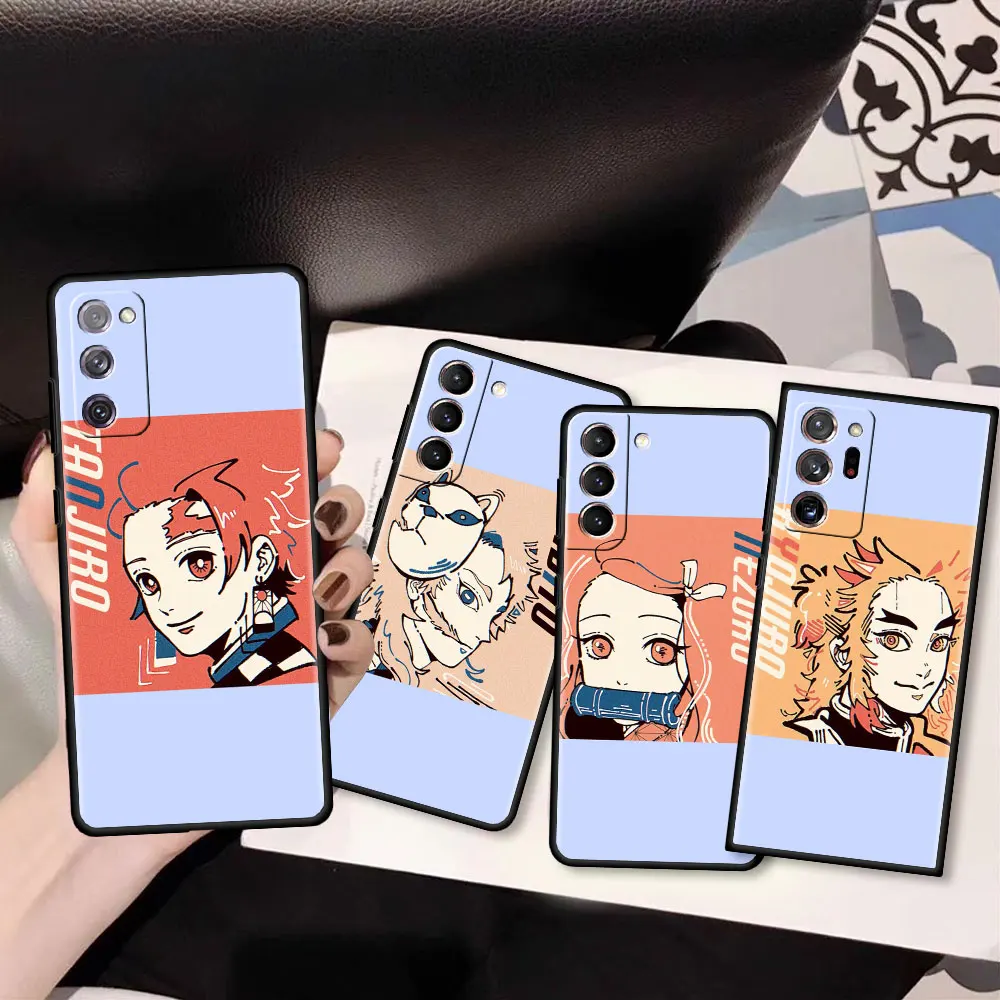 Silicone Capas For Samsung S20 FE S21 Ultra Phone Case for Galaxy S10 S10e S9 S8 Plus S7 Edge Soft Cove Cartoon Demon Slayer
Silicone Capas For Samsung S20 FE S21 Ultra Phone Case for Galaxy S10 S10e S9 S8 Plus S7 Edge Soft Cove Cartoon Demon Slayer