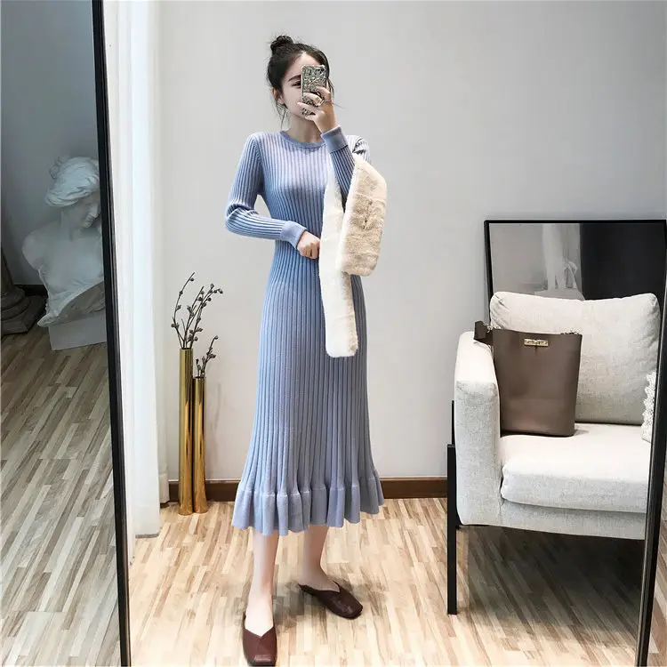 Knitting Autumn Vestido Femme Women Robe Winter Mujer and Long Dress De Dresses Sweater Dress Woman Knitting Dress Women Long Sw
Knitting Autumn Vestido Femme Women Robe Winter Mujer and Long Dress De Dresses Sweater Dress Woman Knitting Dress Women Long Sw