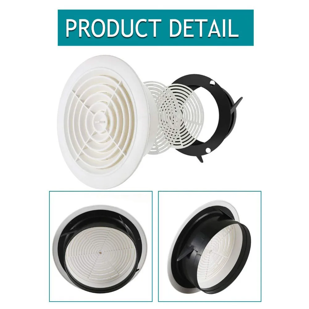 Round Air Vent Louver Grille Cover Outlet Adjustable Exhaust Vent Ventilation Athroom Bedroom Kitchen Ventilation Vents
Round Air Vent Louver Grille Cover Outlet Adjustable Exhaust Vent Ventilation Athroom Bedroom Kitchen Ventilation Vents