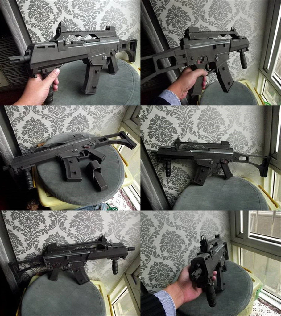 

1:1 Heckler & Koch G36 Gemany Штурмовая винтовка, тактические аксессуары, набор бумажных моделей, игрушечные Пазлы ручной работы