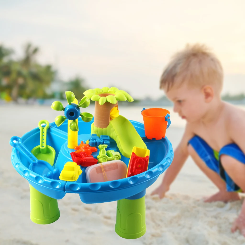 22Pcs Kids Plastic Sand Pit Set Beach Sand Table Water Play Toy Outdoor Beach Sanding Toys For Children Kids
22Pcs Kids Plastic Sand Pit Set Beach Sand Table Water Play Toy Outdoor Beach Sanding Toys For Children Kids