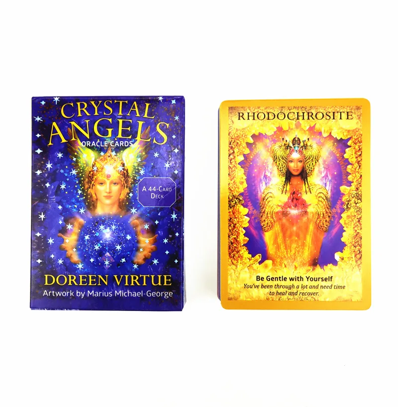 RideCrystal Angels Tarot Del flash Cards Tarot Deck Oracles Game Linestrider Dreams Toy Divination Star Spinner Muse Hoodoo
RideCrystal Angels Tarot Del flash Cards Tarot Deck Oracles Game Linestrider Dreams Toy Divination Star Spinner Muse Hoodoo
