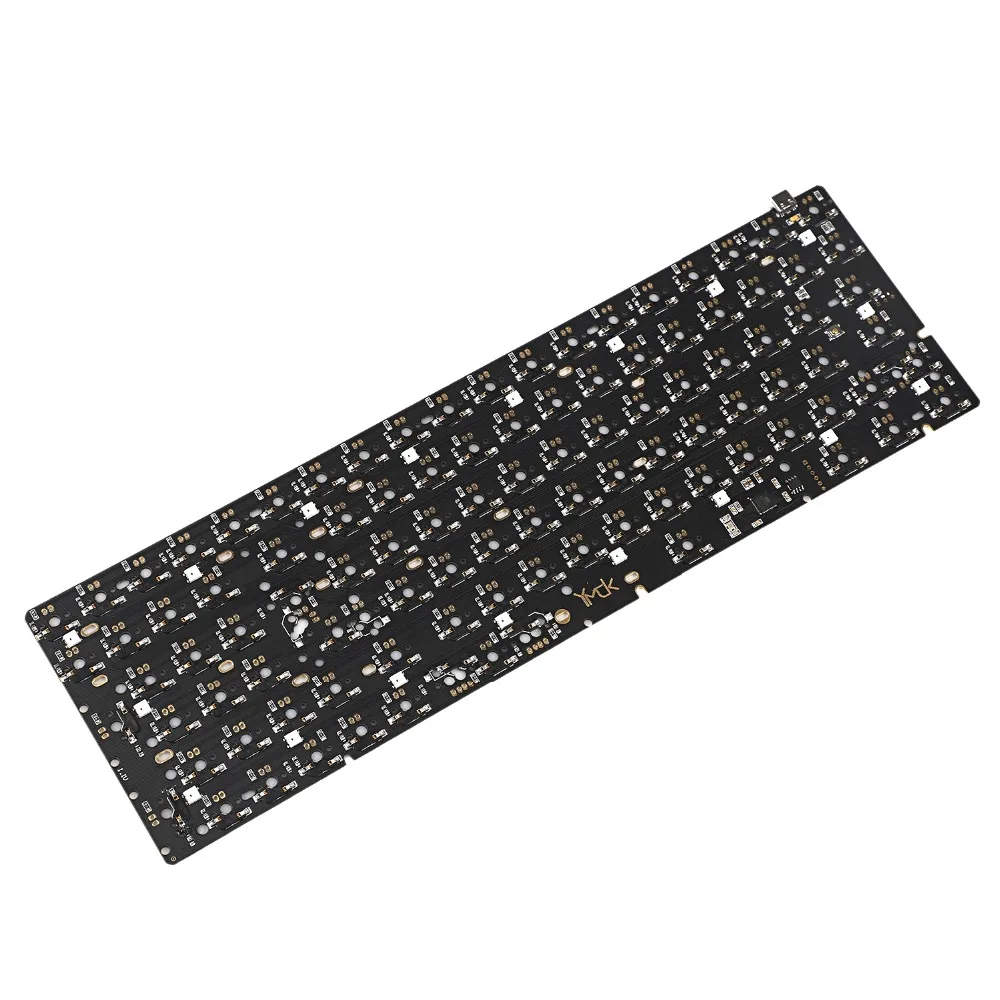 96 через QMK Горячая замена горячей замены ANSI ISO заменяемый Kailh разъем PCB полностью