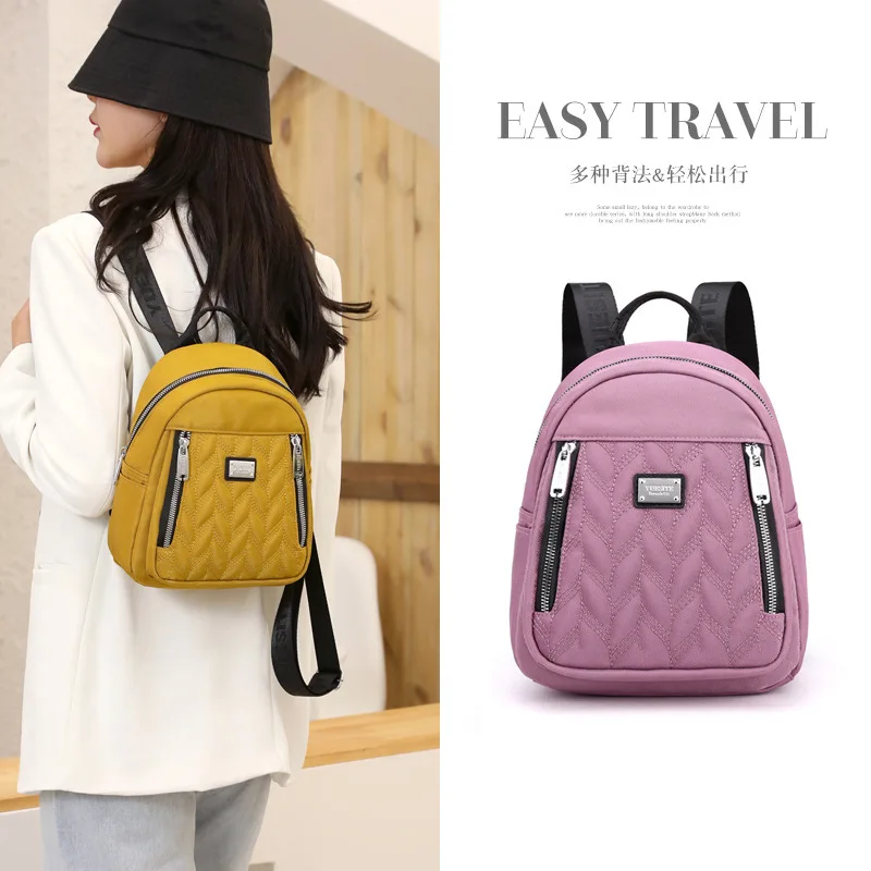 Fashion Nylon Fabric Casual Daypack Small Mini Backpack for Women Teens Girls Summer Back Pack Bag Backpack with Headphone Jack
Fashion Nylon Fabric Casual Daypack Small Mini Backpack for Women Teens Girls Summer Back Pack Bag Backpack with Headphone Jack