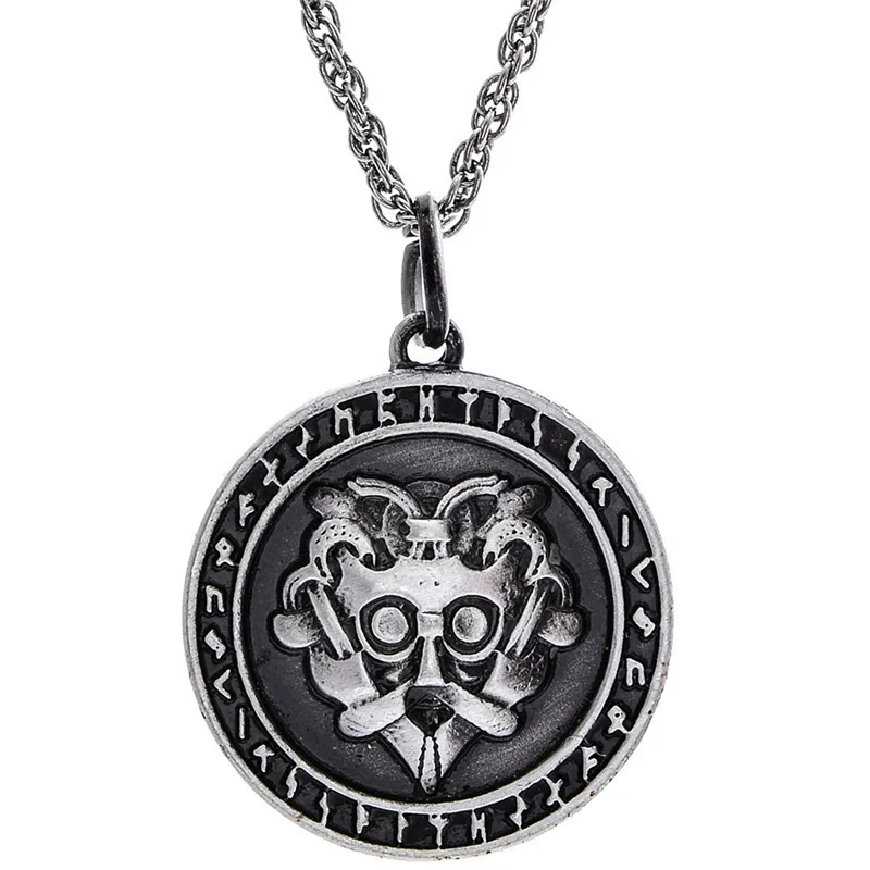 European and American Vintage Viking Thor's Father Pendant Necklace Punk Trend personality Men's Necklace Jewelry wholesale
European and American Vintage Viking Thor's Father Pendant Necklace Punk Trend personality Men's Necklace Jewelry wholesale