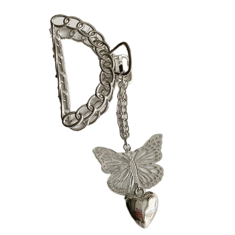 Women Hollow Metal Hair Claw Clip with Long Tassel Butterfly Pendant Barrette 77HE
Women Hollow Metal Hair Claw Clip with Long Tassel Butterfly Pendant Barrette 77HE