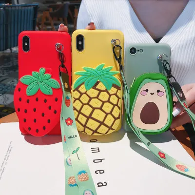 3D чехол-бумажник для OPPO Realme 5 5i 5s 3 Pro C2 X K3 Reno2 Reno 2f 2Z 2 5G чехол с ремешком клубника