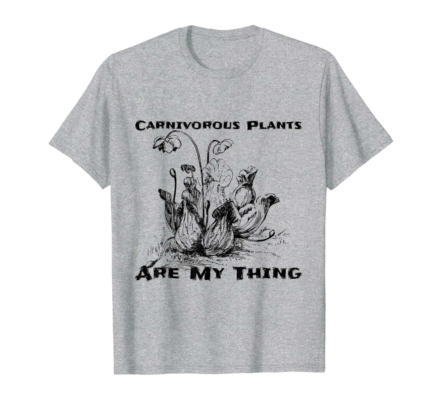 Фото Плотоядные растения мои вещь насекомоядные футболка|Мужские футболки| |