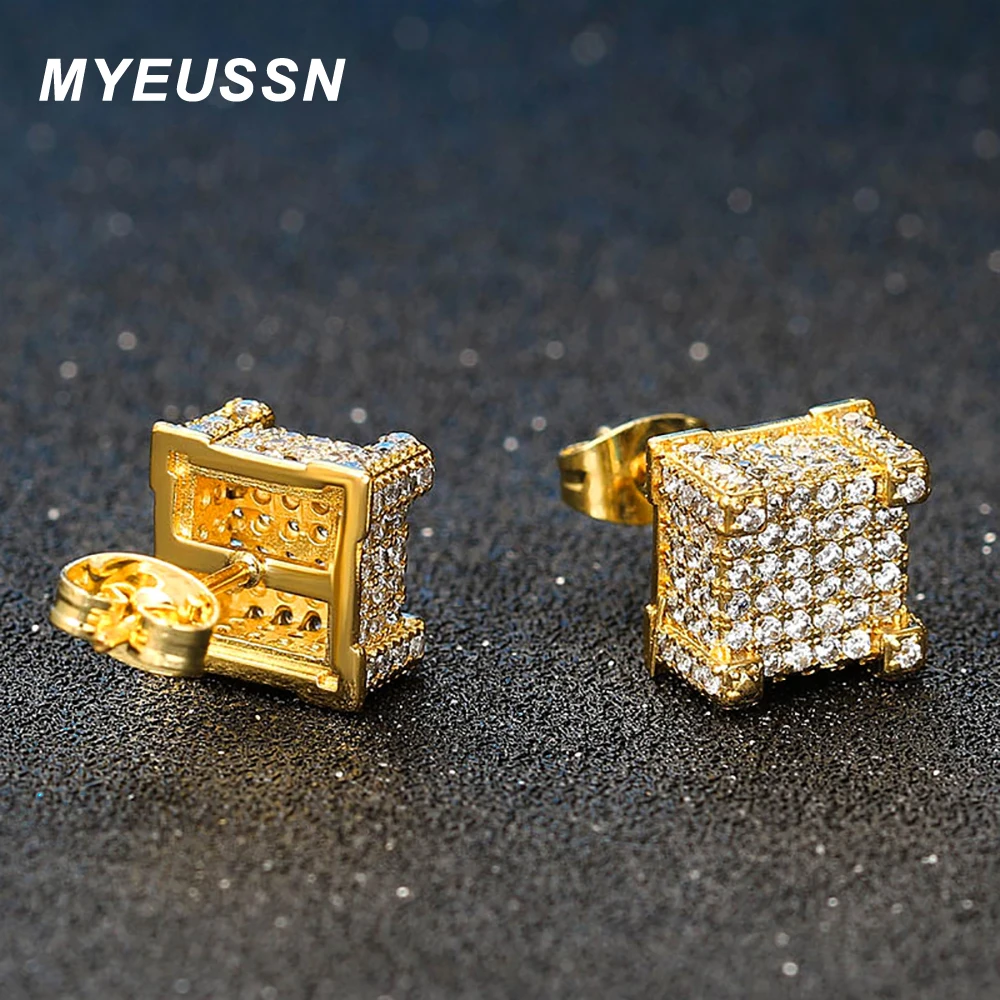 Новинка, Модная бижутерия, квадратные серьги для женщин, Классические сверкающие циркониевые маленькие серьги-гвоздики, золотистый цвет, с... 
Новинка, Модная бижутерия, квадратные серьги для женщин, Классические сверкающие циркониевые маленькие серьги-гвоздики, золотистый цвет, с...